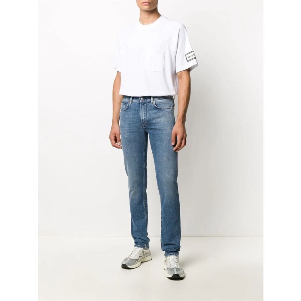 Acne Studios North Mid Blue Skinny Jeans Size 32x30